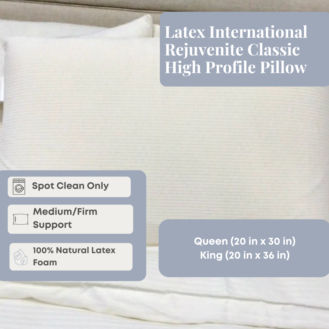 Latex International Rejuvenite Classic Hochprofil Kissen