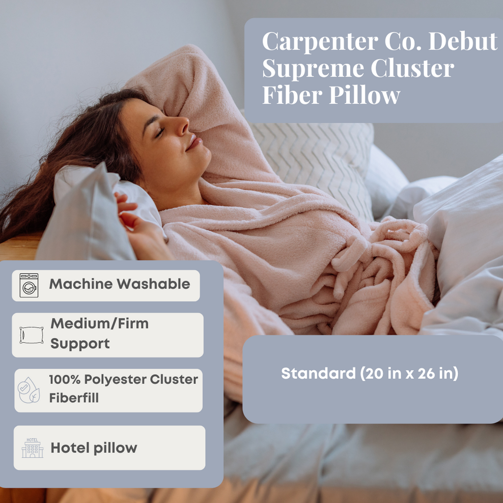 Carpenter Co. Debüt Supreme Cluster Fiber Pillow - Standardgröße