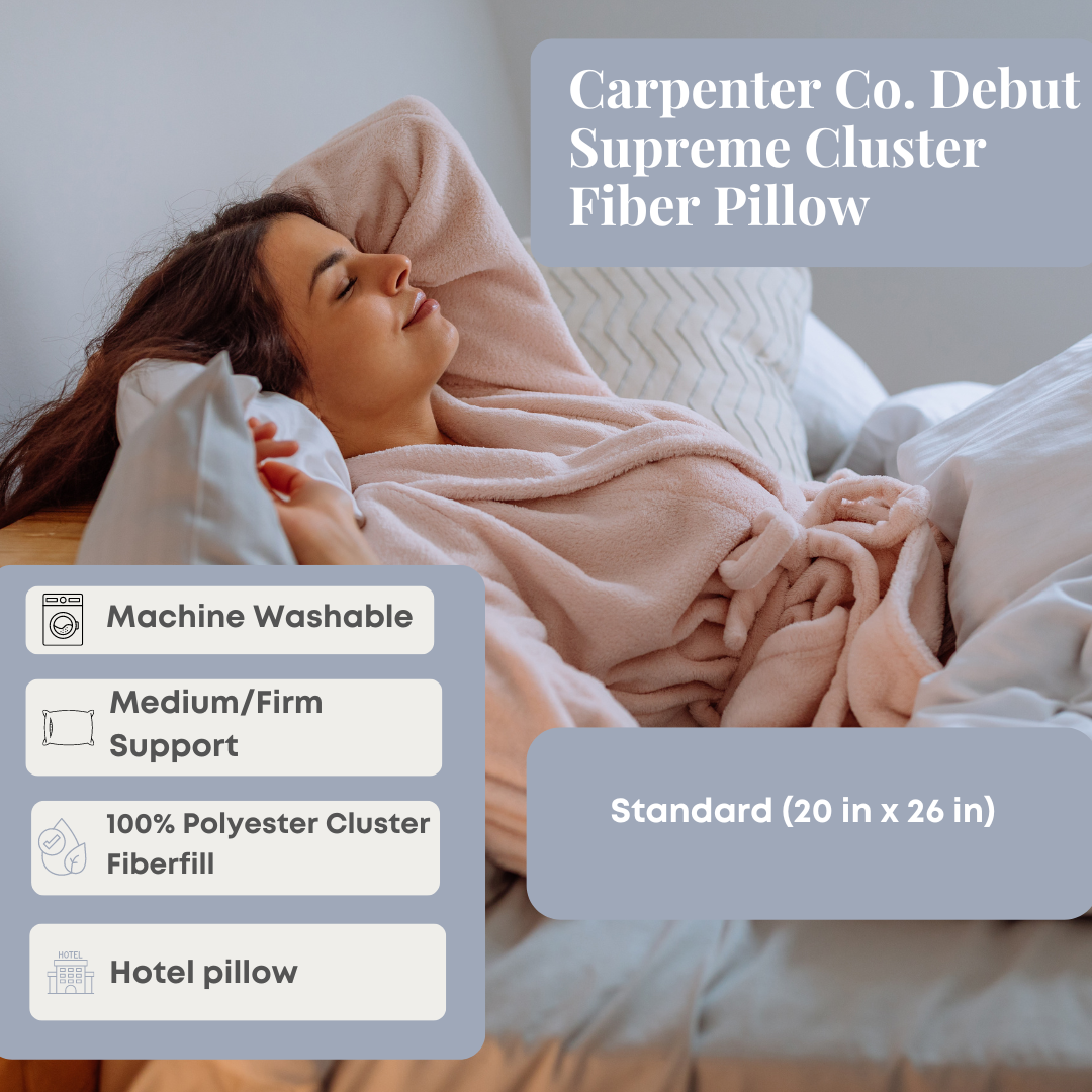 Carpenter Co. Debüt Supreme Cluster Fiber Pillow - Standardgröße