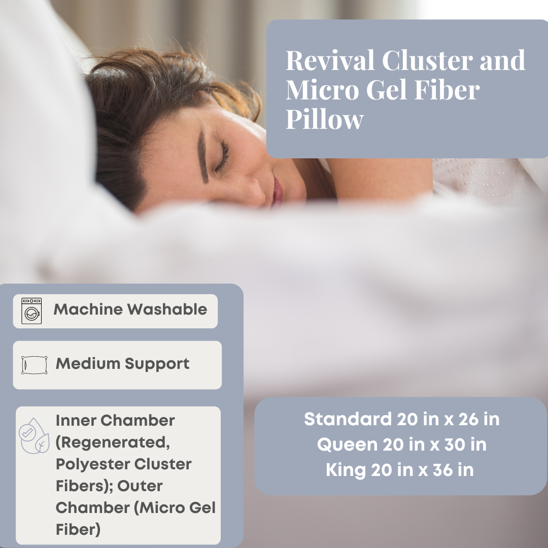 Revival Cluster und Micro Gel Fiber Pillow