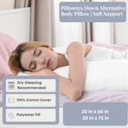 Pillowtex Down Alternative Body Pillow | Soft Support