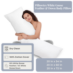 Pillowtex Weiß Goose Feder und Down Body Kissen