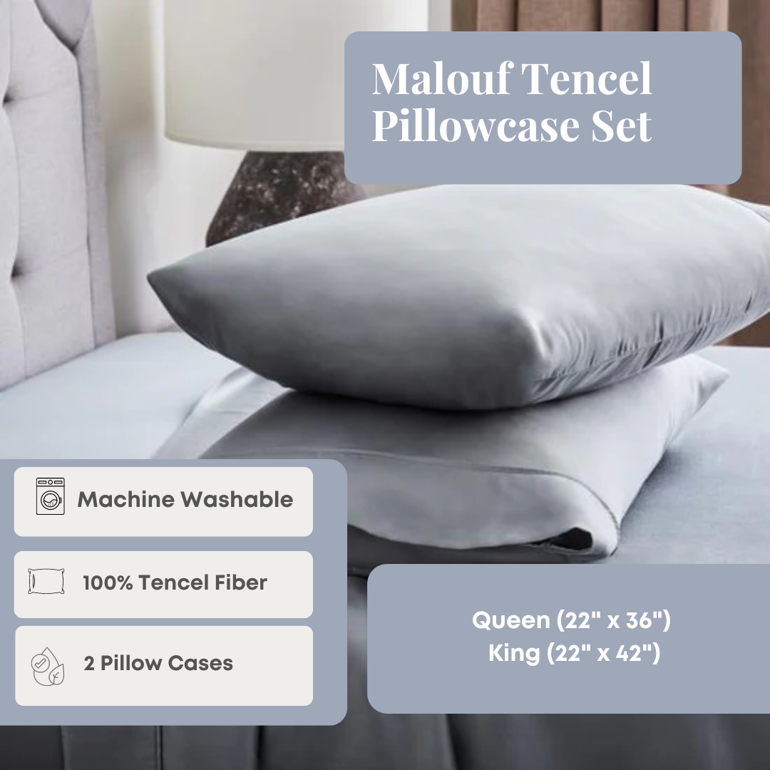 Malouf Tencel Kissenbezug Set