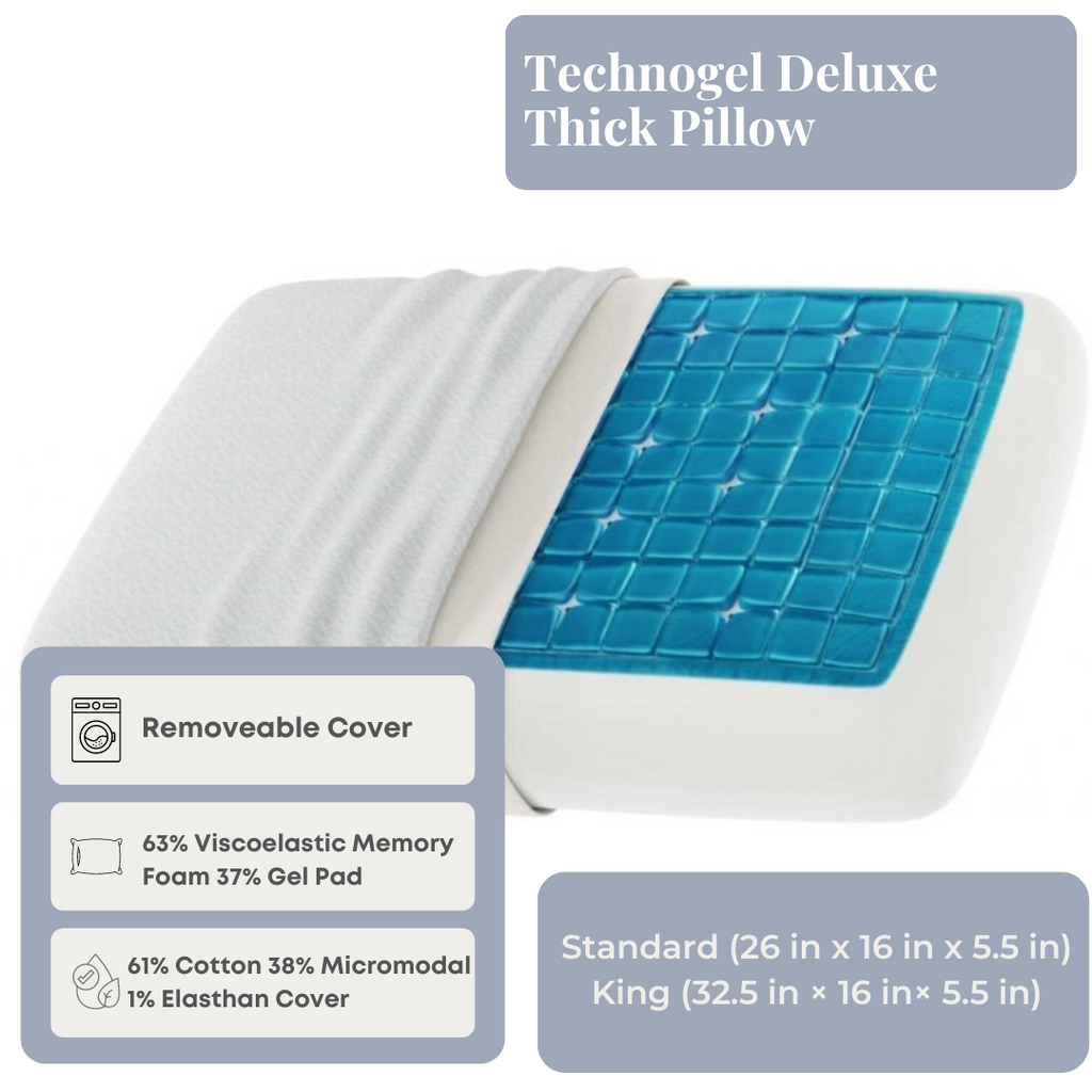Technogel Deluxe Dicker Kissen