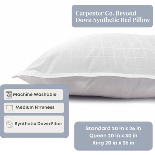 Carpenter Co., Beyond Down Synthetic Bed Pillow