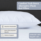 Comfort Tech Down Alternative Plüschbett Kissen