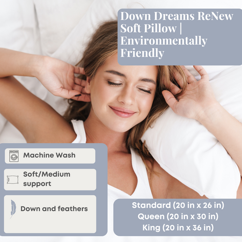 Down Dreams ReNew Soft Pillow | Umweltfreundlich