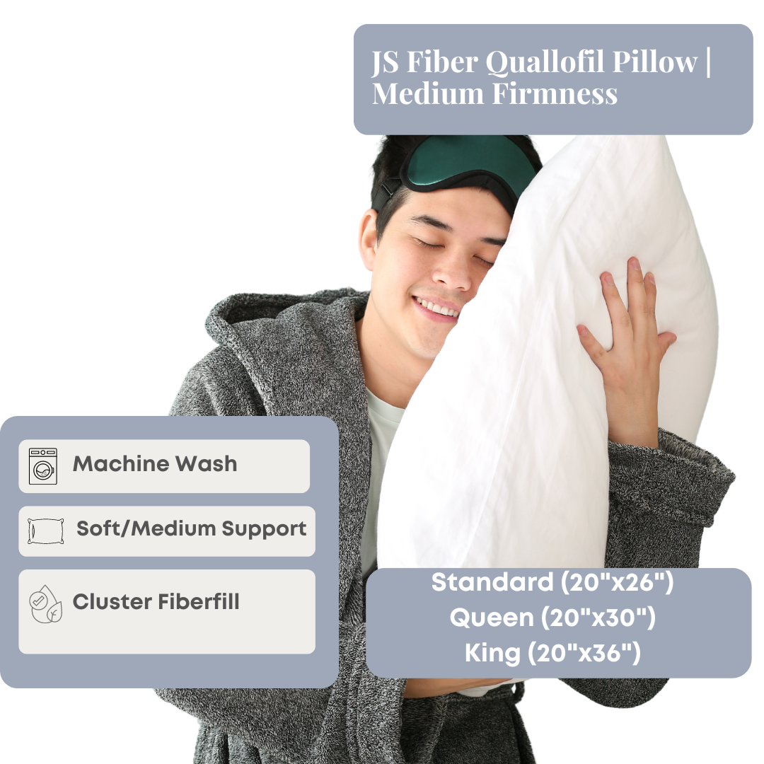 JS Fiber Quallofil Pillow | Mittlere Festigkeit