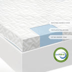Malouf Isolus 2,5 Zoll Gel Memory Foam Topper
