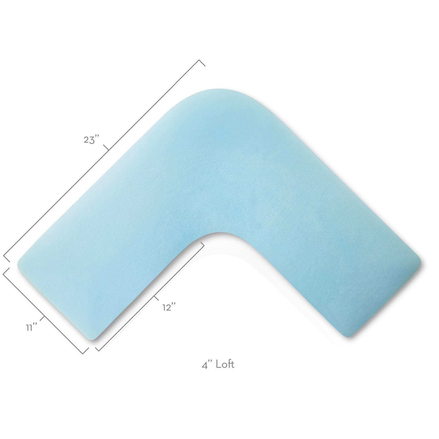 Malouf L-Shape Gel Dough Kissen