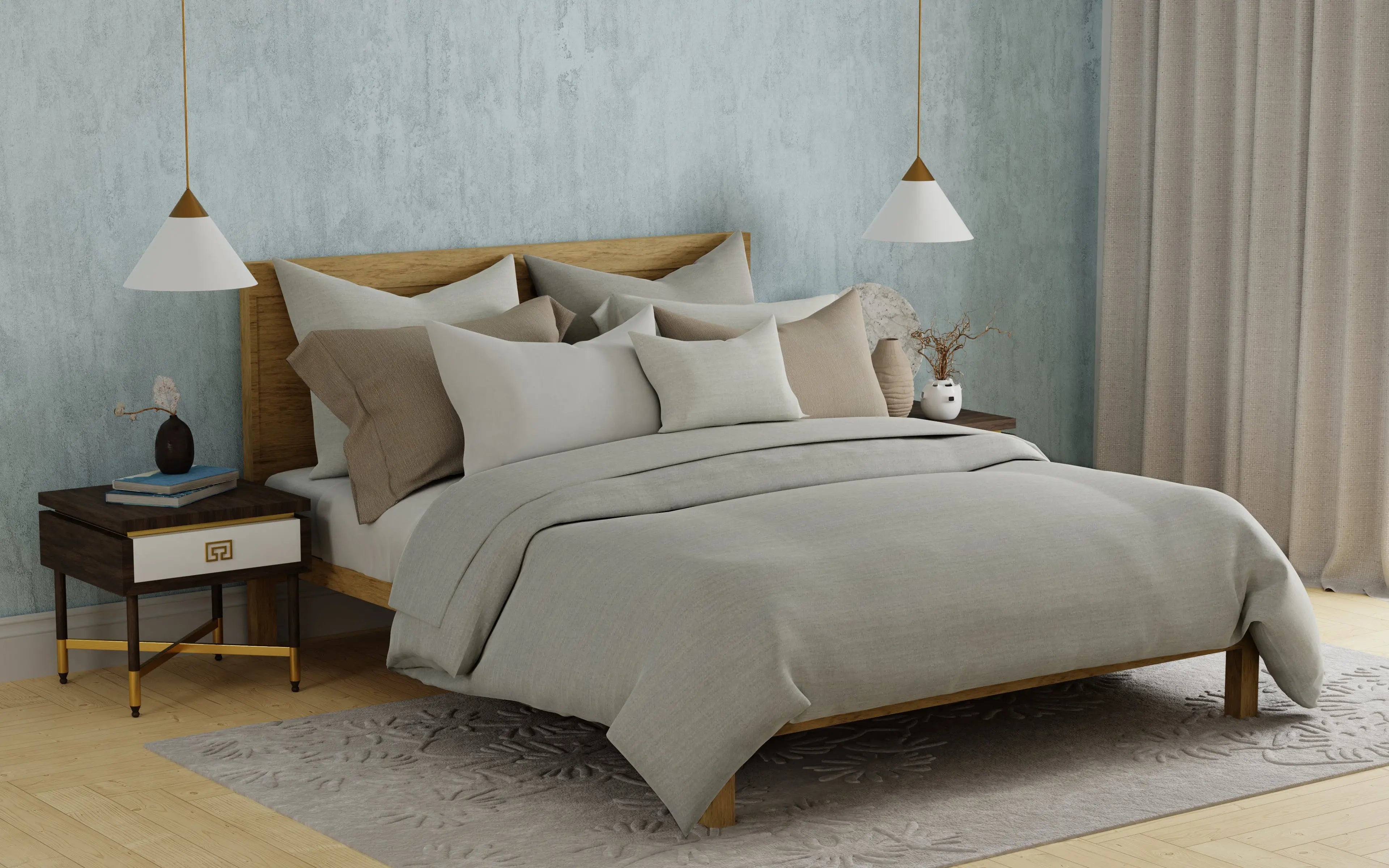 Delilah Home Organic Cotton Bedding Kollektion | Sheets & Duvet Covers