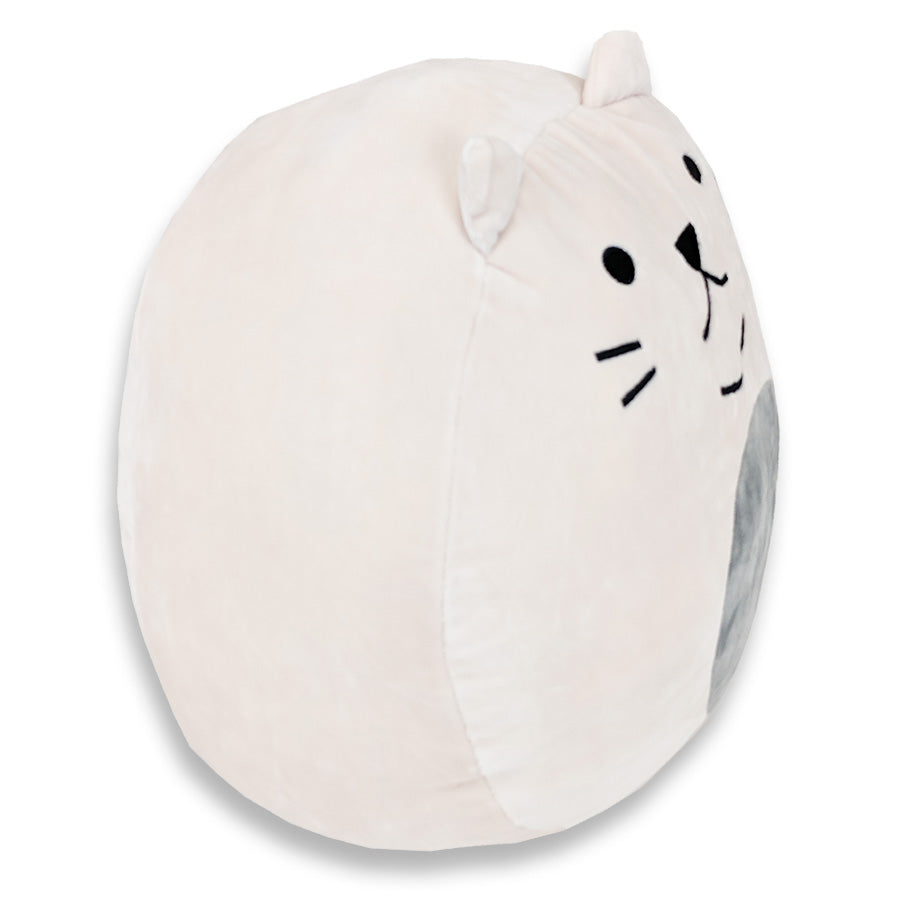 Squishy Polyester Cat Kissen mit Schwanz & Ohren | Purr-cilla Die Katze