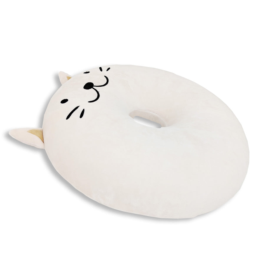 Memory Foam Donut Cat Themed Pillow | Crunches The Cat | Die Katze zerknirscht