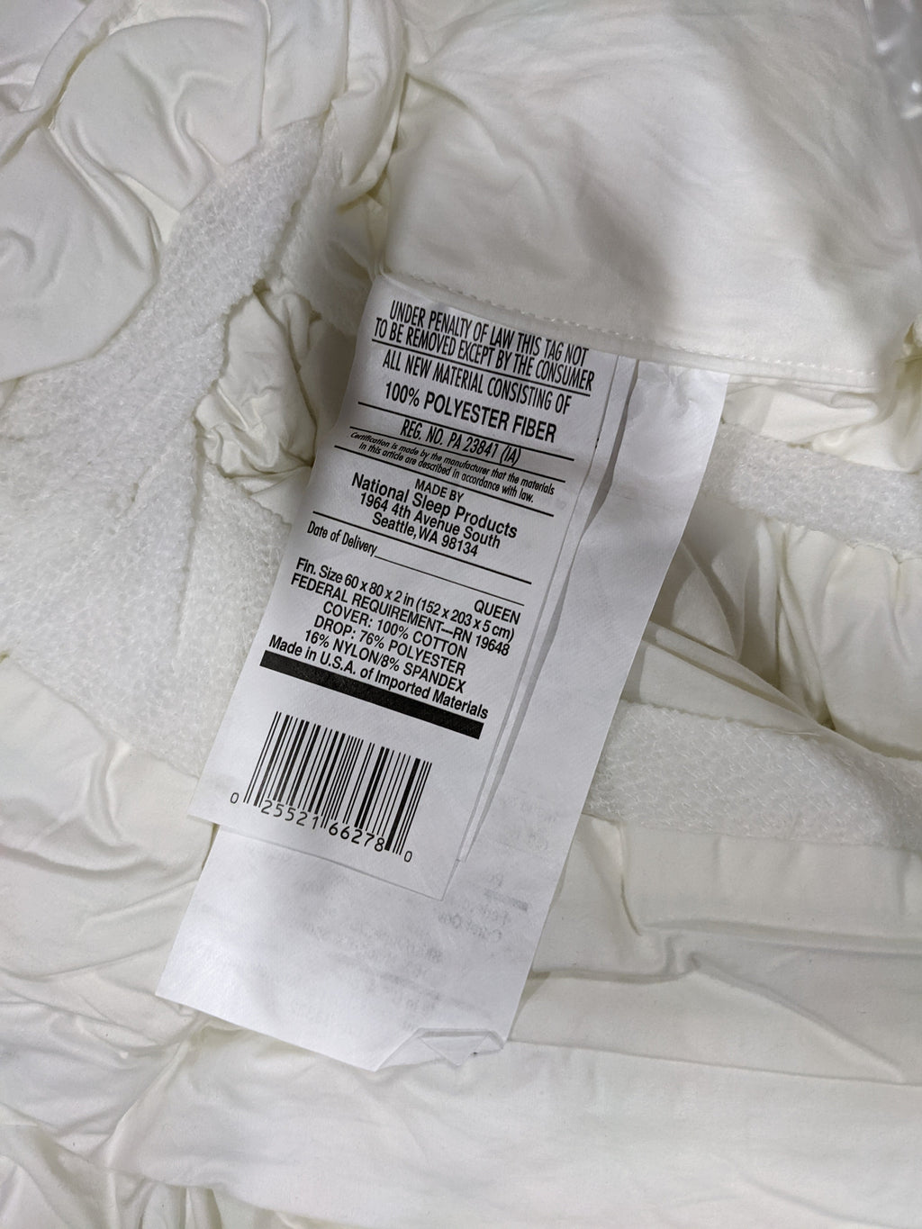 Endverkauf: Restful Nights Innova Fiber Bed | Ultra Lofty Matratze Topper