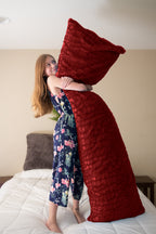 Pillowtex Body Pillow Bezug | Buntes Plüsch-Faux-Pelz