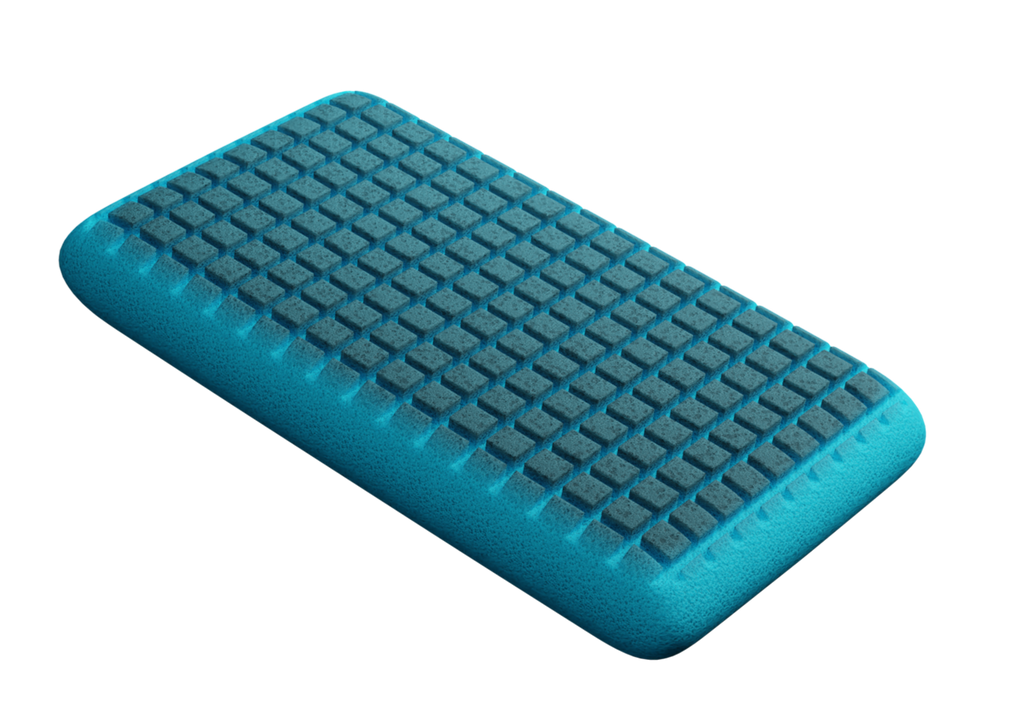 Blu Sleep Ceramo Memory Foam Pillow | Cool, Aerated Foam