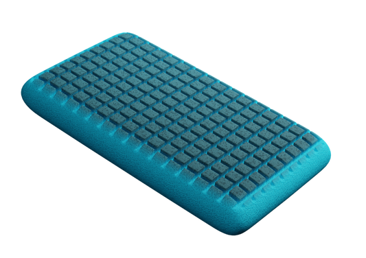 Blu Sleep Ceramo Memory Foam Pillow | Cool, Aerated Foam