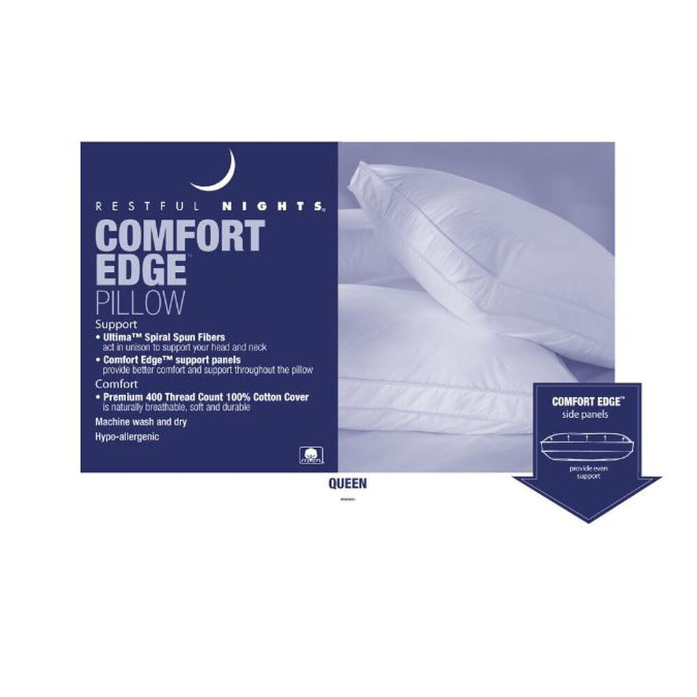 Restful Nights Komfort Edge Kissen Gusseted mittlerer Halt