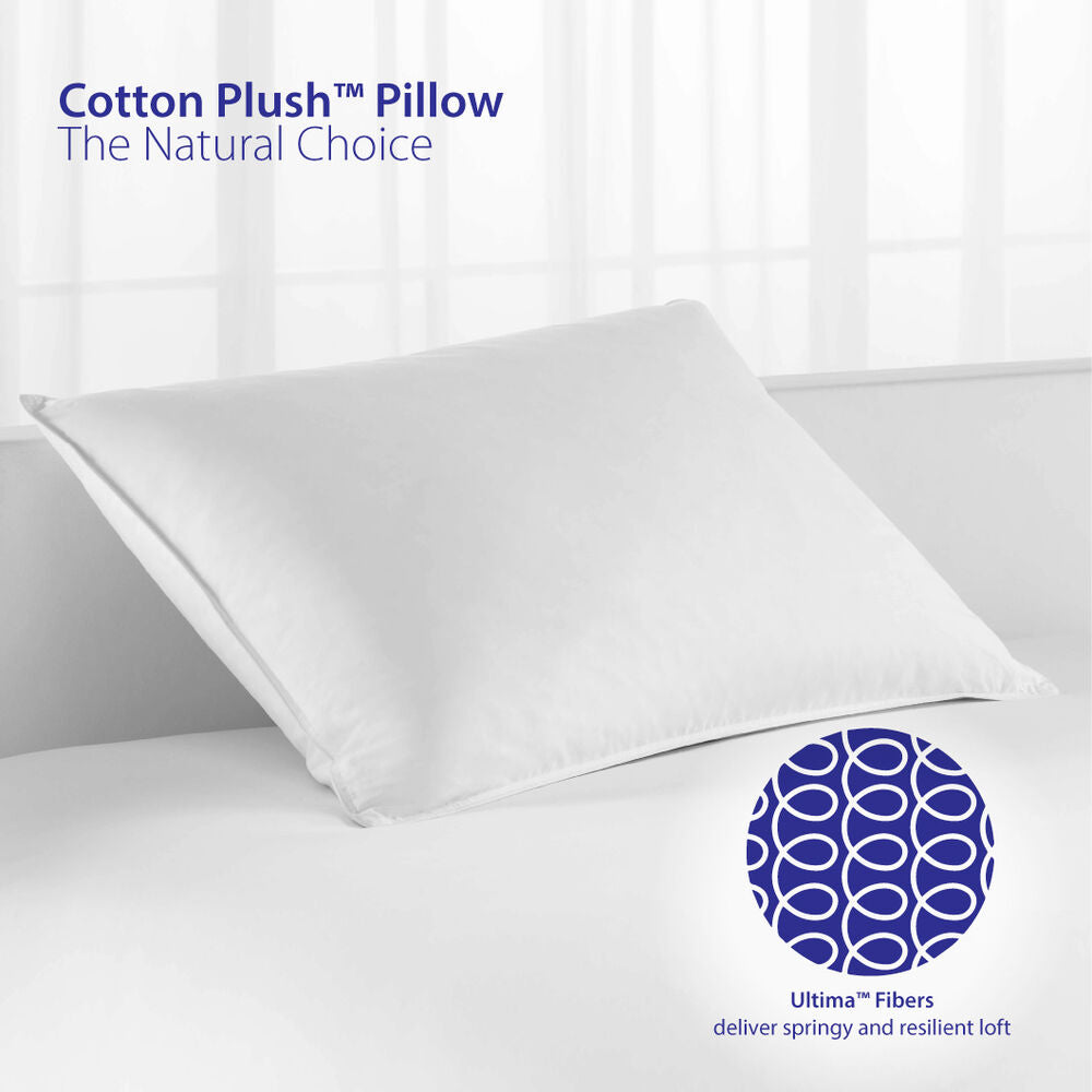 Restful Nights Cotton Plüsch Kissen | Hergestellt in USA