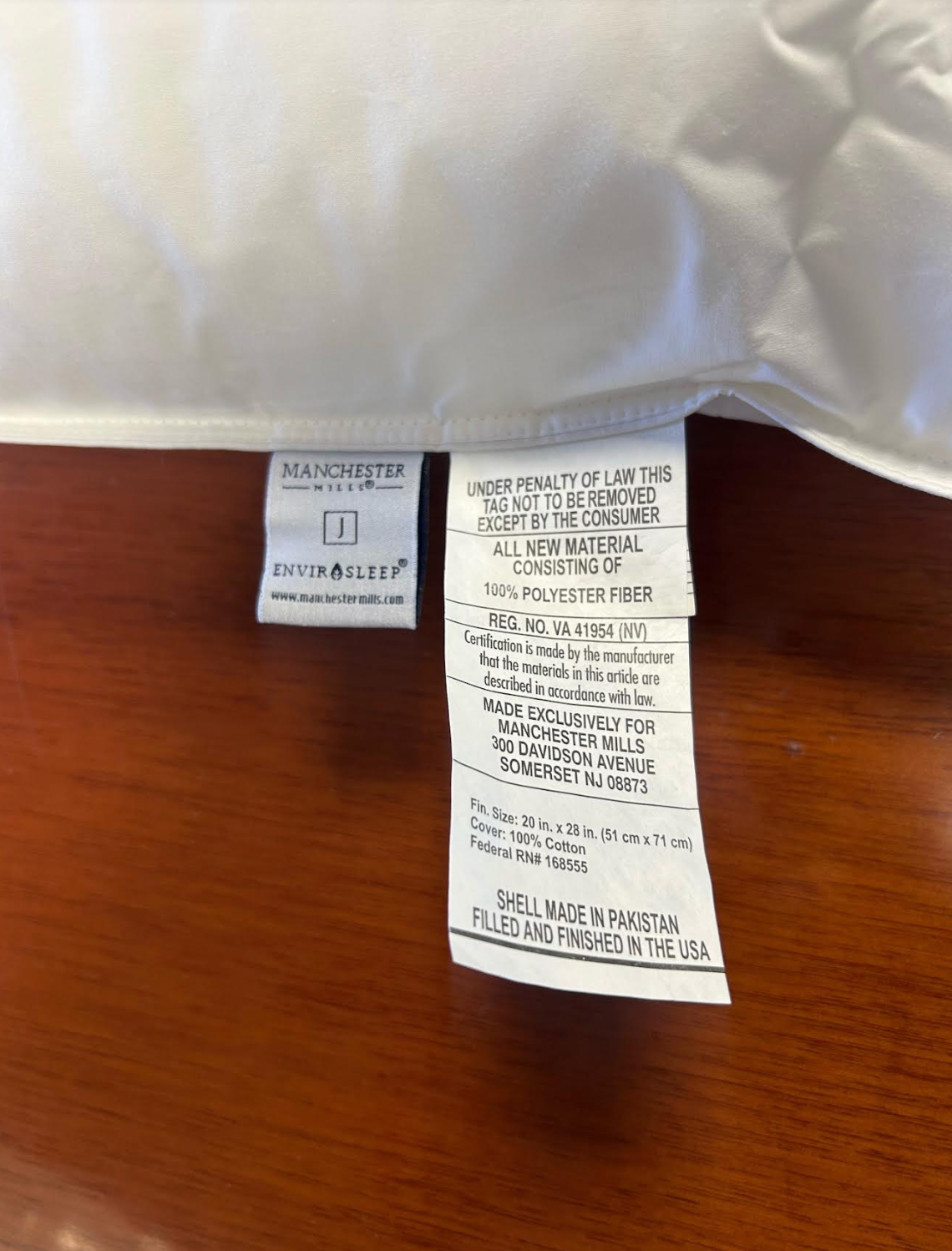 Envirosleep Dream Memories Memorelle Fiber Füllen Kissen