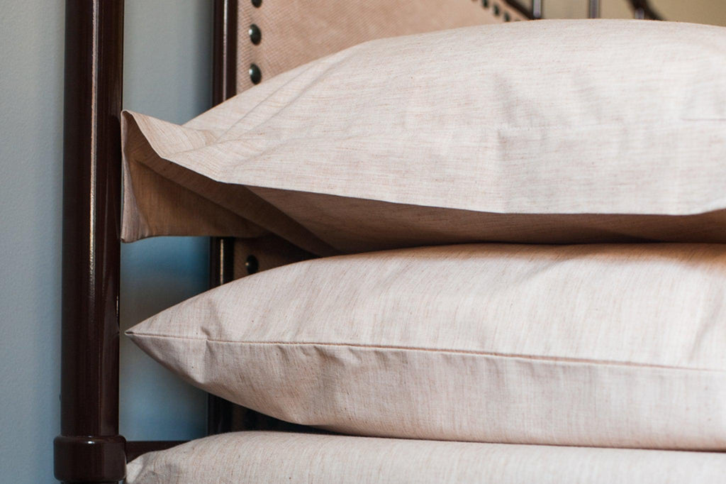 Farbige Baumwollbett Kissenbezüge - Natural Heirloom Cotton, American Made