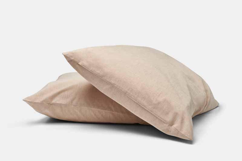 Farbige Baumwollbett Kissenbezüge - Natural Heirloom Cotton, American Made