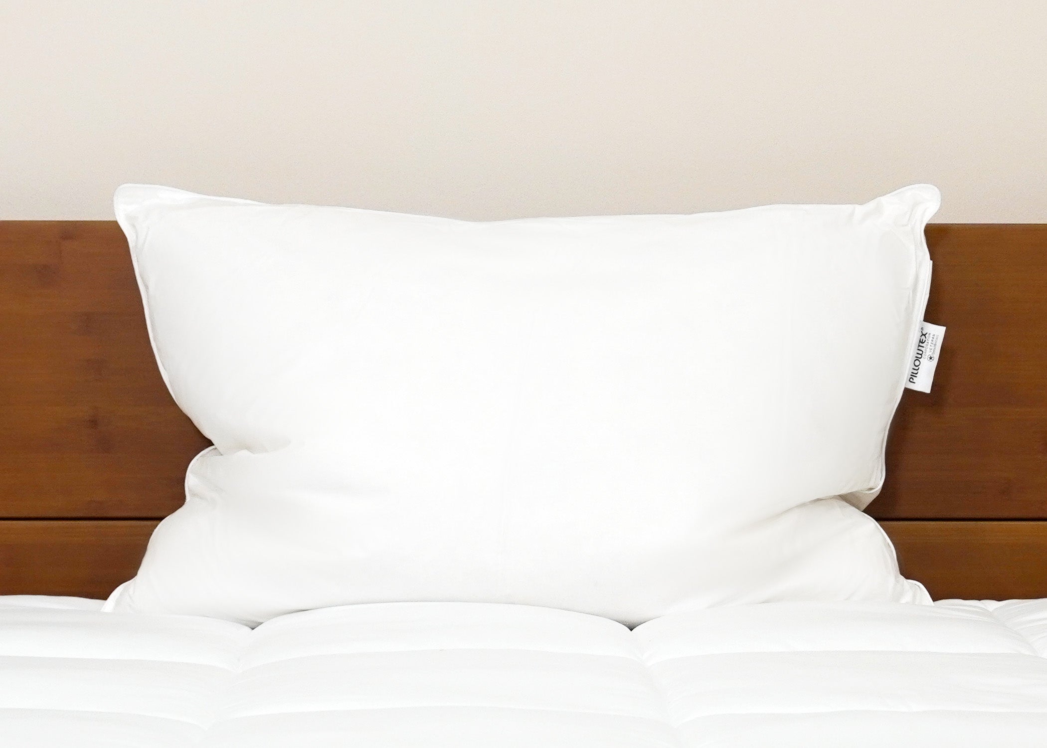 Pillowtex Weiße Entendaunen & Feder Kissen | 75% Feder / 25% nach unten