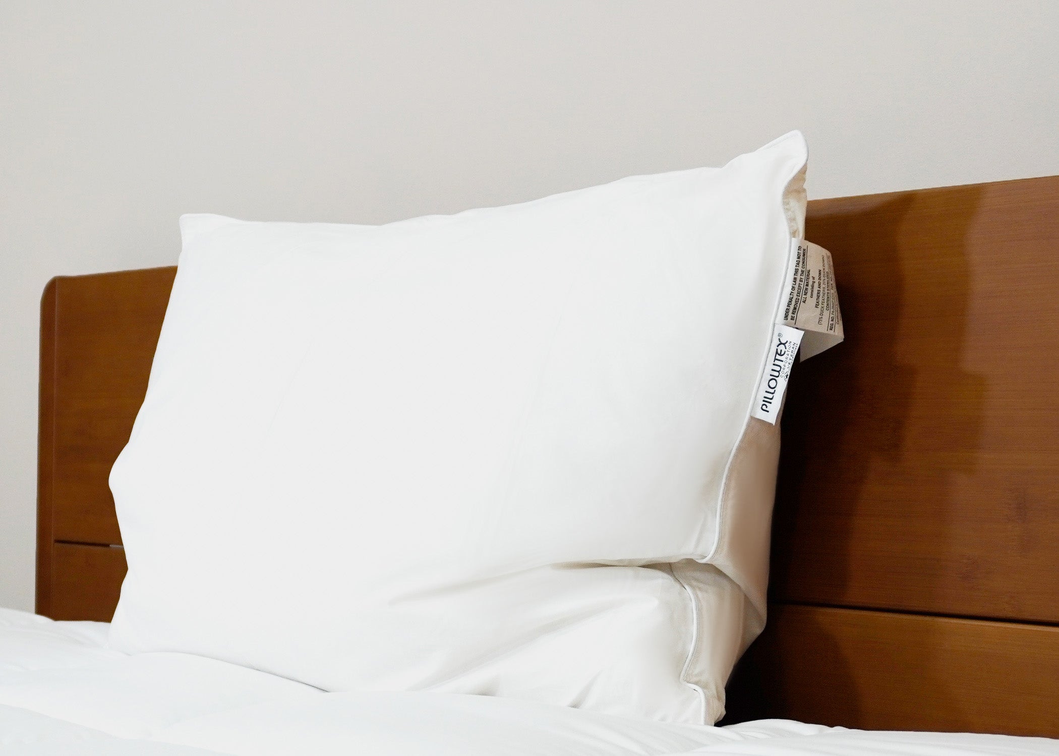 Pillowtex Weiße Entendaunen & Feder Kissen | 75% Feder / 25% nach unten