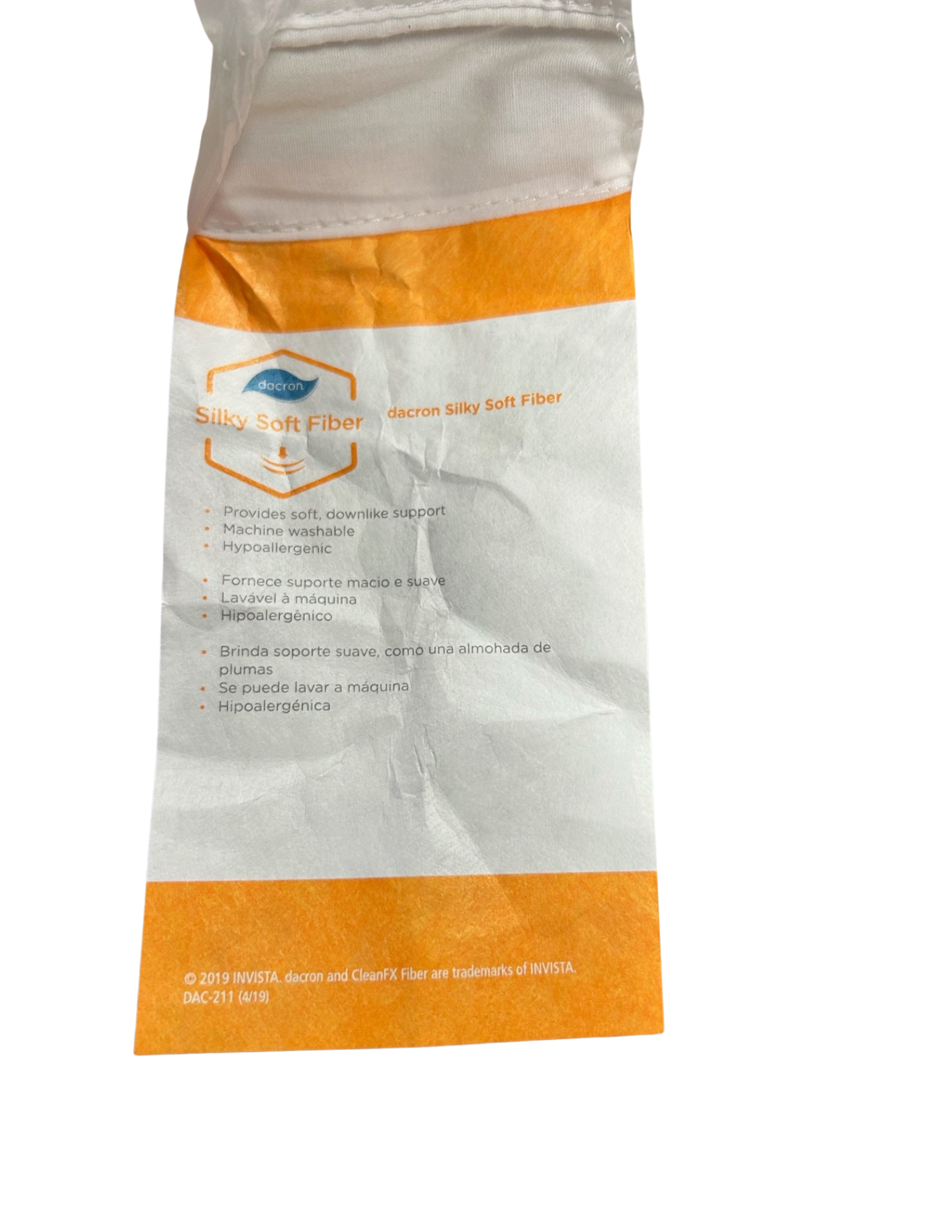 JS Fiber Invista Comforel Gussetted Kissen | Mittelfaser