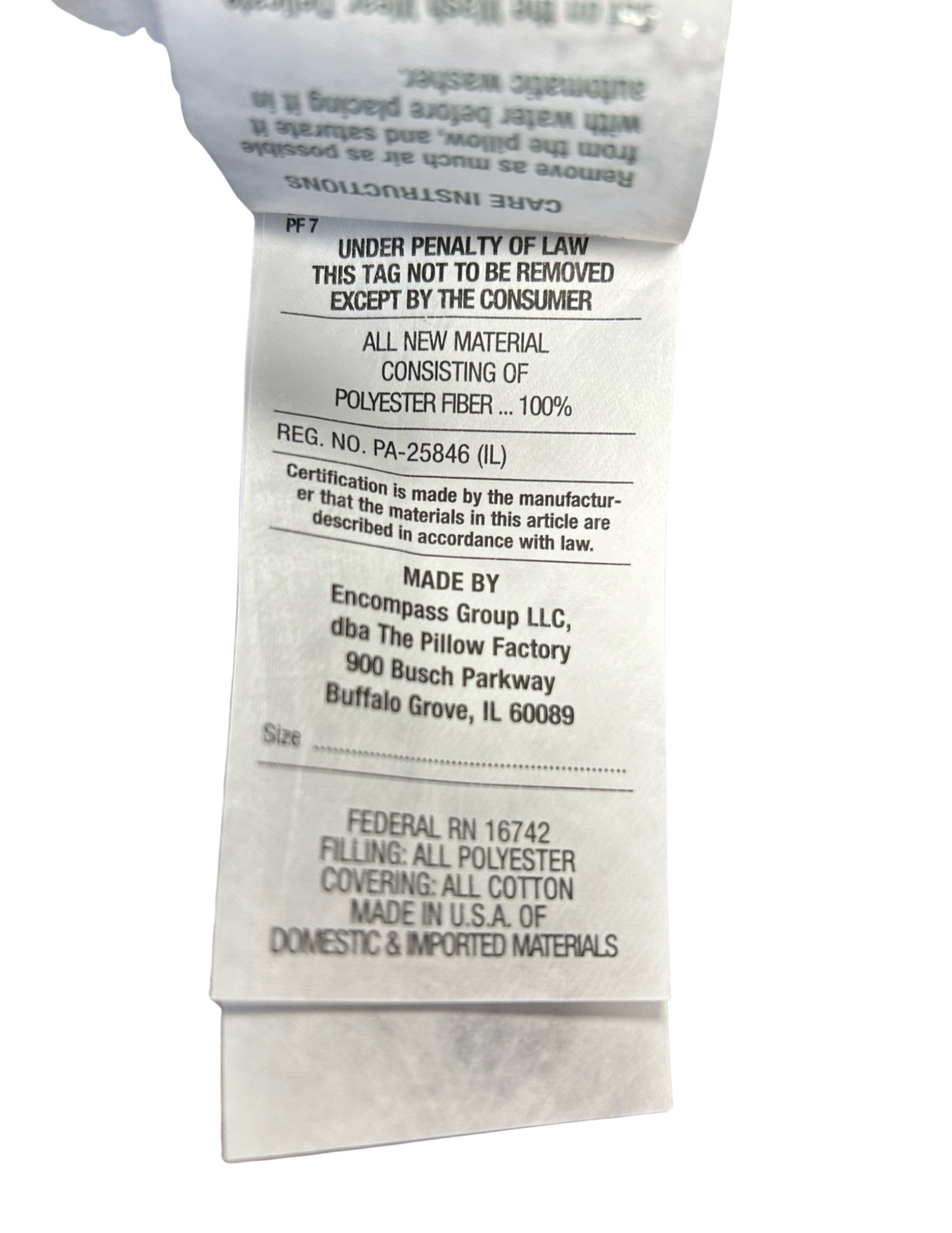 Brilliance Gel Fiber Pillow von The Pillow Factory