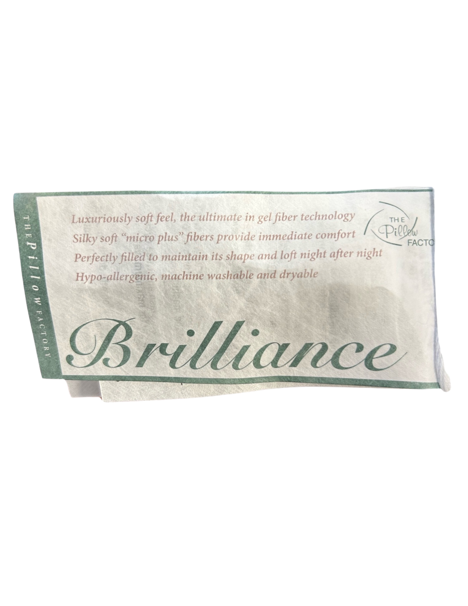 Brilliance Gel Fiber Pillow von The Pillow Factory