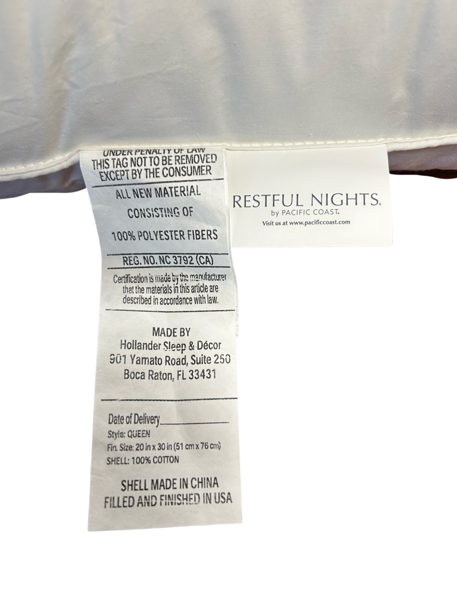 Restful Nights RenovaTM Kissen | Umweltfreundlich
