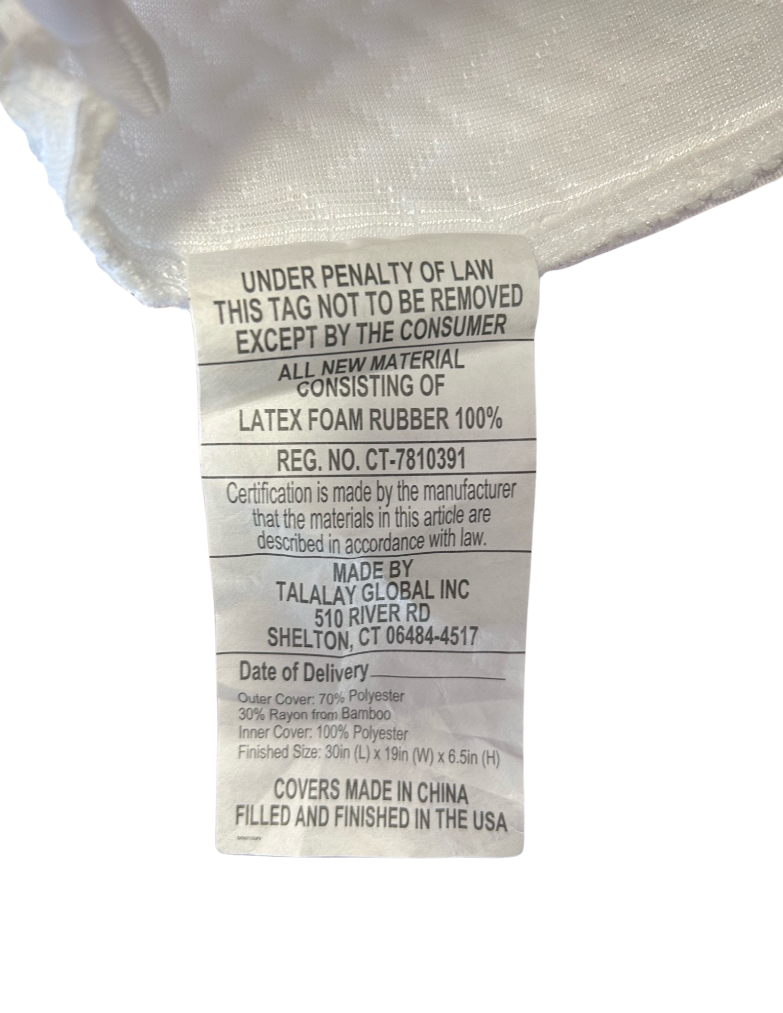 Latex International Rejuvenite Classic Hochprofil Kissen