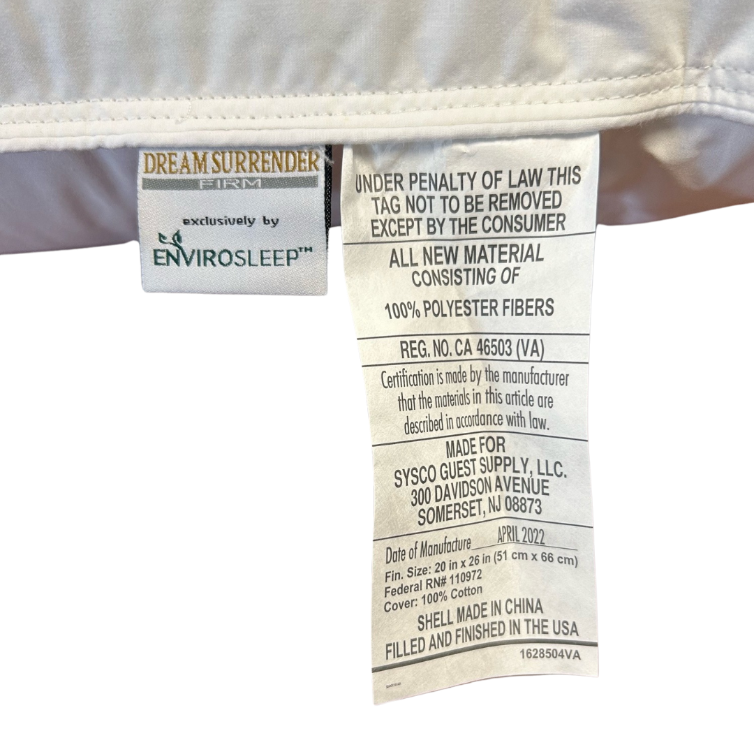 Envirosleep Dream Surrender Firm Pillow, früher Dream Surrender Two