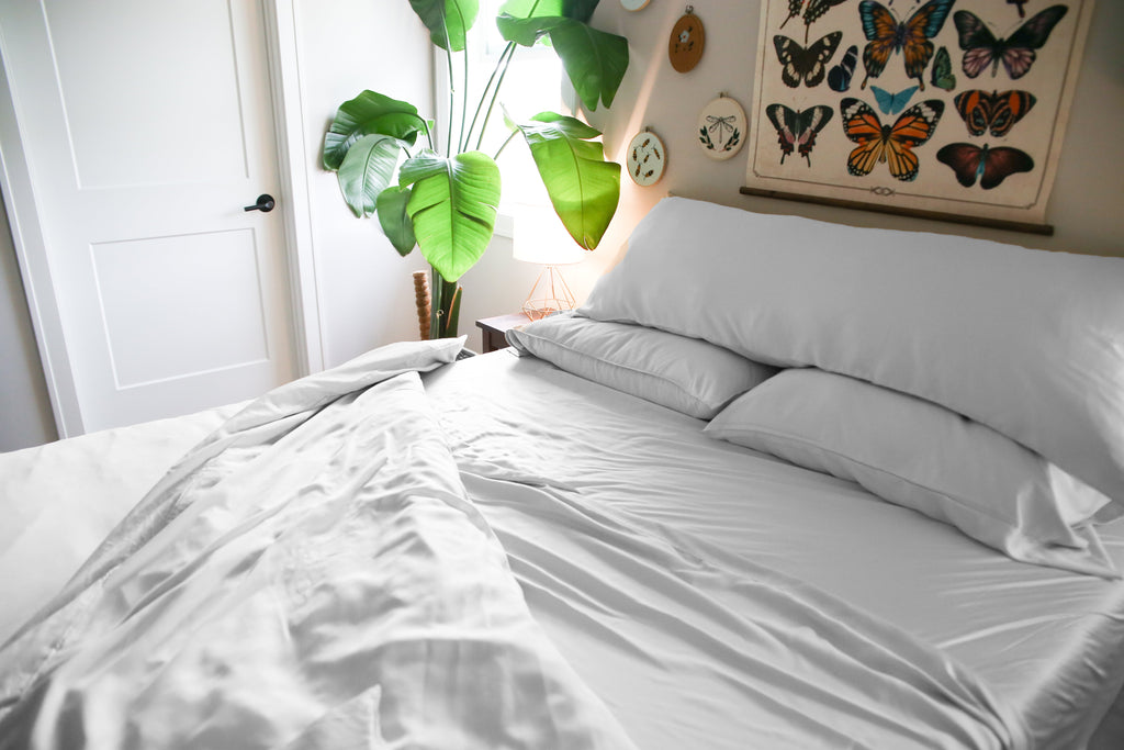 Pillowtex Kupfer Infundiertes Bambusblatt Set | Antimikrobielle, Kühlung und Atmungsaktiv