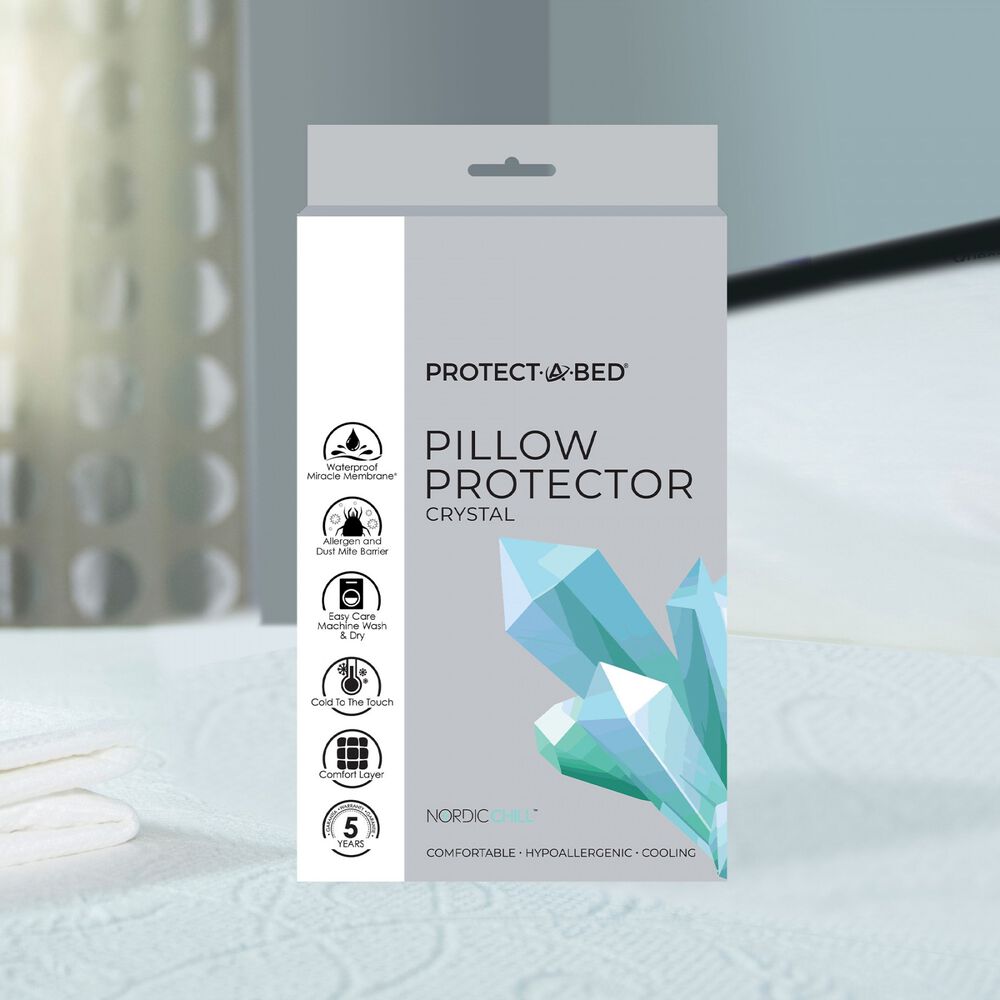 Protect-A-Bed Kristallkühlung Kissen Protektor mit Tencel