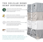 Delilah Home Hanf Duvet Bezug