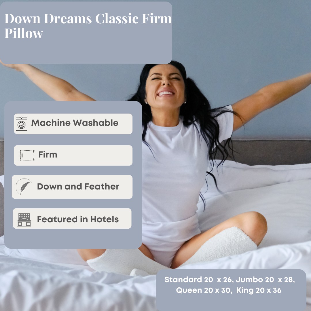 Down Dreams Classic Firm Pillow, früher auch Classic