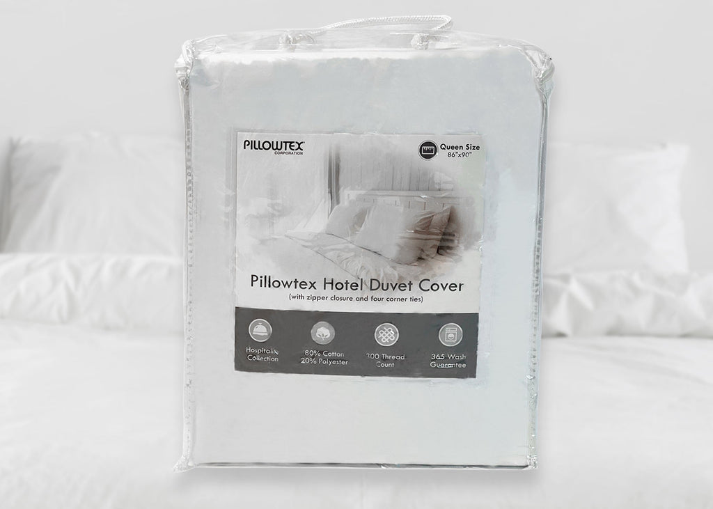 Pillowtex Duvet Bezug | Faltenresistente Baumwollmischung