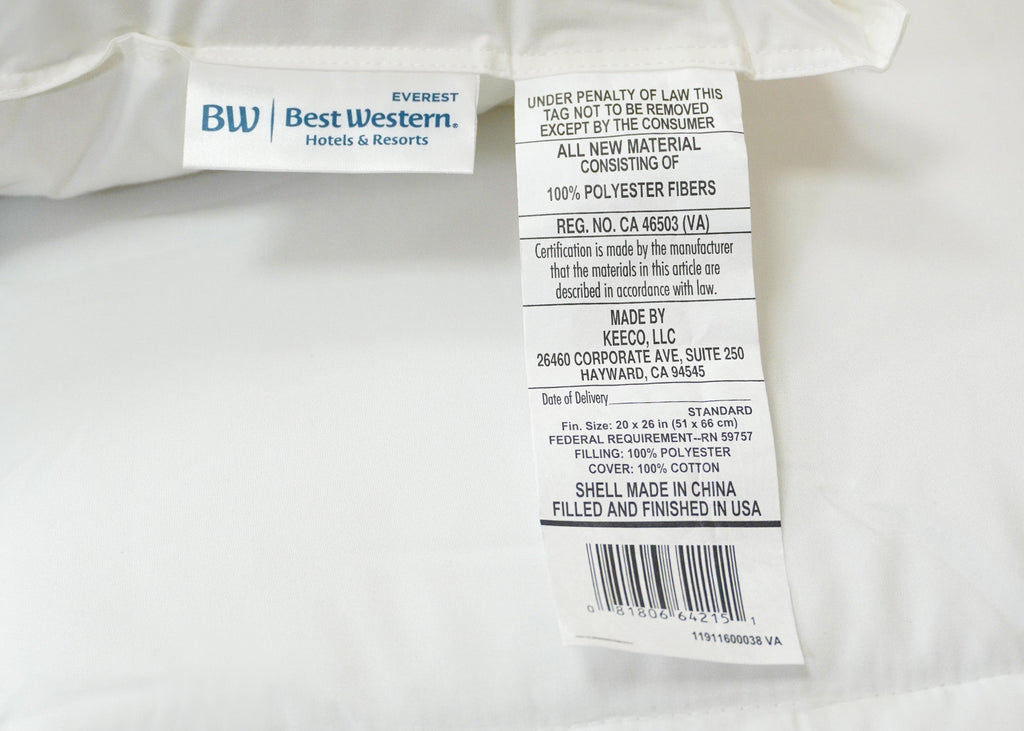 Best Western® Everest Pillow | Soft Polyester Pillow