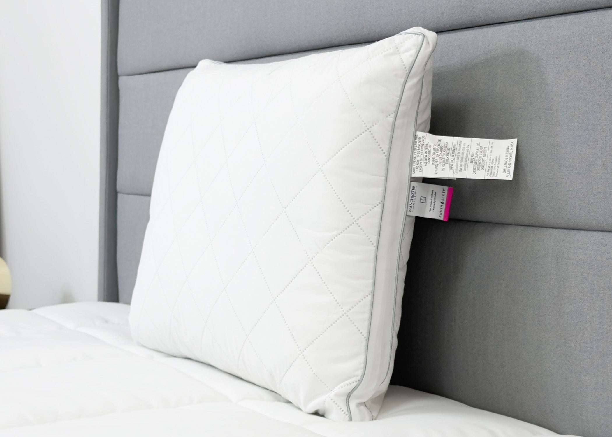Envirosleep Diamond Support Gel Fiber Fill Kissen | Mittlerer Halt