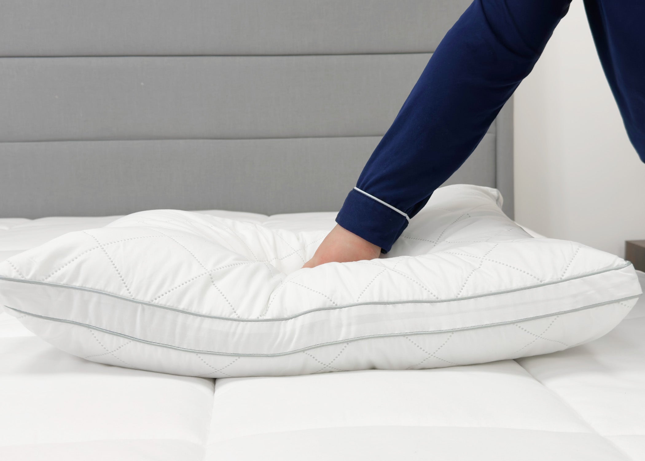 Envirosleep Diamond Support Gel Fiber Fill Kissen | Mittlerer Halt