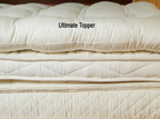 Holy Lamb Organics Natürlicher Quilted Topper - Ultimative Topper Dicke