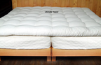 Holy Lamb Organics Natürlicher Quilted Topper - Ultimative Topper Dicke