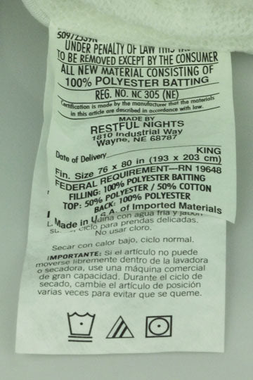 Restful Nights Easy Rest Matratze Pad | Deep Matratze Fit
