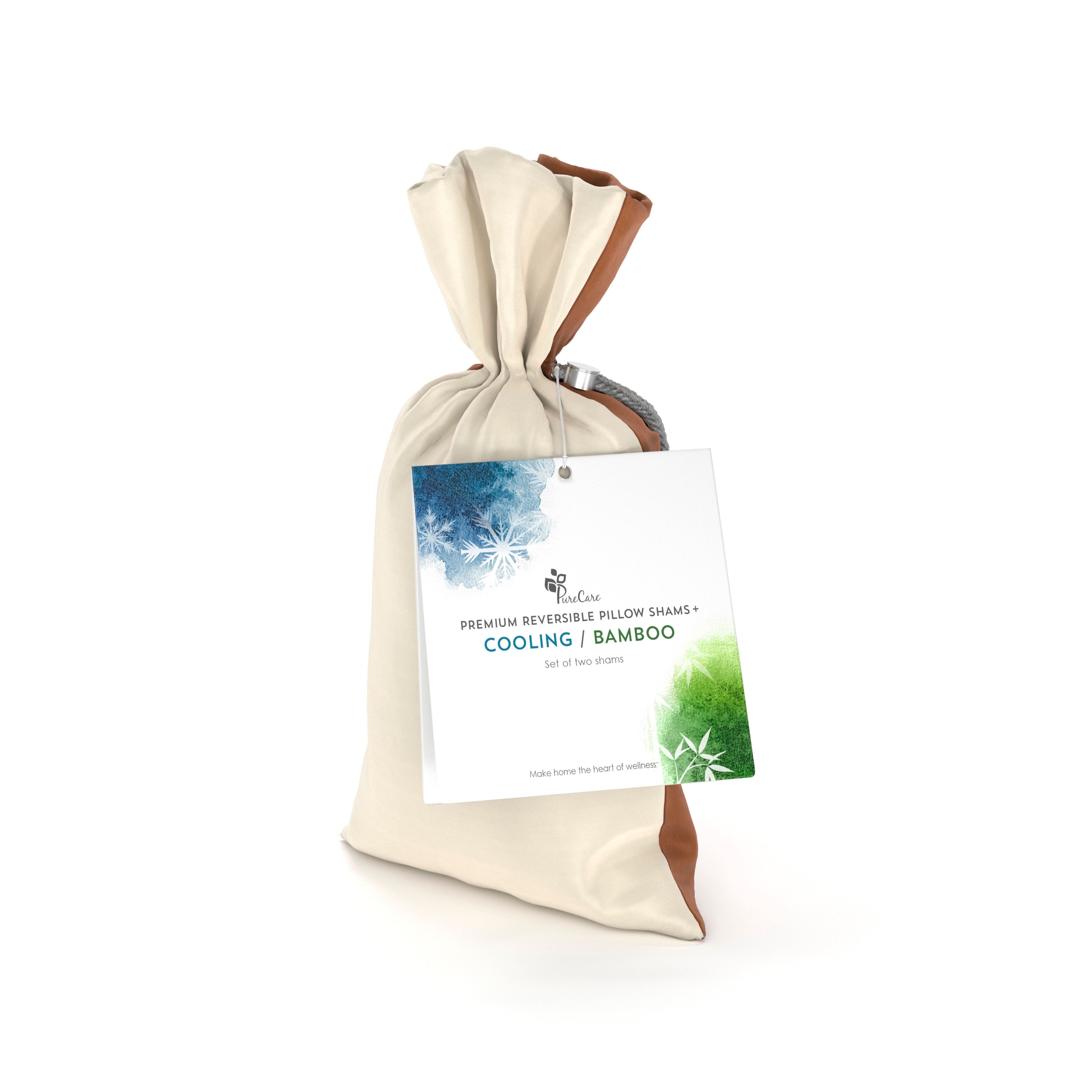 PureCare Pillow Sham Set | Kühlender Bambus