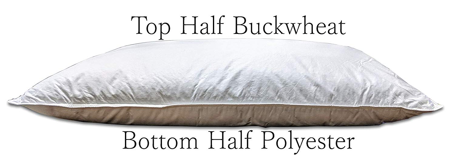 Pillowtex Kyoto Pillow - Half Buckwheat Half Polyester Pillow - Japanischer Stil Pillow
