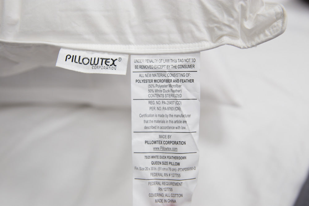 Pillowtex 50% Weiße Entenfeder / 50% Mikrofaser-Pillow