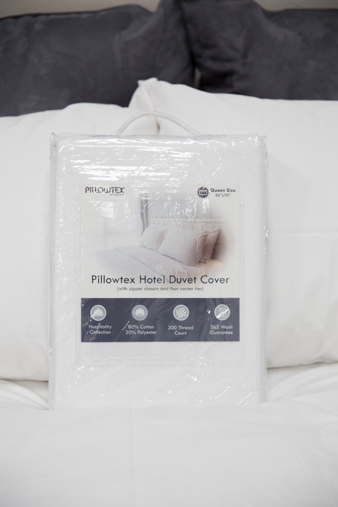 Pillowtex Duvet Bezug | Faltenresistente Baumwollmischung