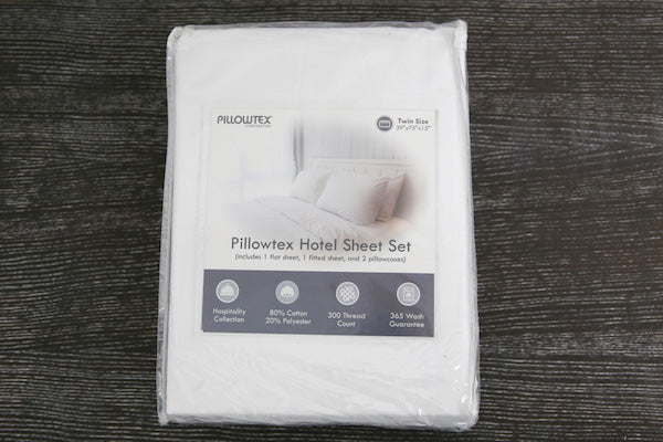 Pillowtex Hotel Bettlaken-Set | Faltenresistente Baumwollmischung